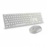 Dell | Keyboard and Mouse | KM5221W Pro | Keyboard and Mouse Set | Wireless | Mouse included | Russian | White | 2.4 GHz