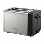 Bosch | DesignLine Toaster | TAT4P420 | Power 970 W | Number of slots 2 | Housing material Stainless Steel | Stainless steel/Black