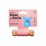 AZANKI Hypoallergenic bone made of deer skin with rabbit and flaxseed MINI &ndash; dog treat &ndash; 10 cm