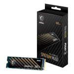 SSD|MSI|SPATIUM M450|500GB|M.2|PCIe Gen4|NVMe|3D NAND|Write speed 2300 MBytes/sec|Read speed 3600 MBytes/sec|2.15mm|TBW 300 TB|MTBF 1500000 hours|S78-440K380-P83