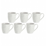 Set of 6 mugs 110 ml Porcellana Lunia
