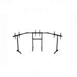 Next Level Racing | Floor stand | Free Standing Triple Monitor stand | 3 x 32- 65 " | Maximum weight (capacity) 70 kg | Black