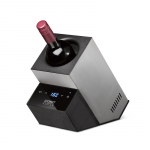 Caso | Wine Cooler | WineCase Deluxe Inox | Bottles capacity 1 | Black/Silver
