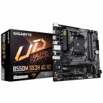 Gigabyte B550M DS3H AC R2 | Processor family AMD | Processor socket AM4 | DDR4 DIMM | Supported hard disk drive interfaces SATA, M.2 | Number of SATA connectors 4