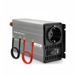 Qoltec Przetwornica napięcia MS Wave | 12V na 230V | 500/1000W | USB | Kompatybilna z LiFePO4 GEL AGM