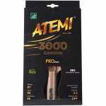 New Atemi 3000 Pro anatomical ping pong racket