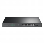 Switch|TP-LINK|TL-SG1218MP|Desktop/pedestal|Rack|16x10Base-T / 100Base-TX / 1000Base-T|PoE+ ports 16|250 Watts|TL-SG1218MP