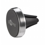 Goobay | Magnetic mount Metal Slim Design for smartphones (35mm) | 38685 | Black/Silver | Magnetic holder is suitable for almost every smartphone; Quick-Snap assembly technology for quick and easy use; Smart and almost invisible fastening option on t ...