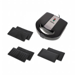 Mesko | Sandwich maker 3 in 1 | MS 3045 | 750 W | Number of plates 3 | Number of pastry 2 | Black/Silver