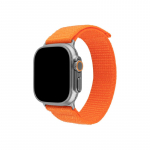 Fixed | Sporty Strap for Apple Watch Ultra 49mm | 160-210 mm | Watch strap | Orange | Nylon