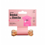 AZANKI Hypoallergenic bone made of deer skin with rabbit and probiotic Puppy - dog treat - 10 cm