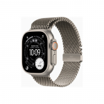 Apple Watch Ultra 3 GPS + Cellular 49mm Natural Titanium Case with Natural Titanium Milanese Loop - Medium | Apple