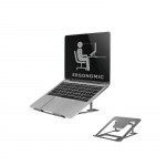 NEWSTAR NOTEBOOK DESK STAND GREY (ERGONOMIC)