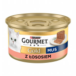 PURINA Gourmet Gold Mousse with salmon - wet cat food - 85g