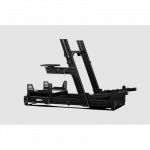 Next Level Racing | Aluminum; Carbon Steel | Racing Simulator Cockpit | GTElite Wheel Plate Edition | Black