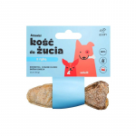 AZANKI Bone with shrimp and black olives in cod skin shaped like a fish &ndash; dog treat &ndash; 12 cm