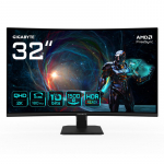 GIGABYTE GS32QCA 31.5" QHD Curved Gaming Monitor - 2560 x 1440, 180Hz, 1ms, 250 cd/m&sup2;, FreeSync, HDR Ready, HDMI 2.0, Displayport 1.4