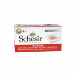 SCHESIR Chicken with beef in jelly - wet dog food - 4 x 85g