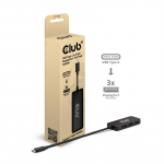CLUB3D USB-C&reg; to Triple DisplayPort&trade; 4K60Hz
