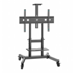 ONKRON TS1891-B Mobile tilting stand for TVs 50&lsquo;-90&rsquo;, max. 100 kg, black