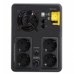 APC Back-UPS, 2200VA, Tower, 230V, 4x CEE 7/7 Schuko outlets, AVR