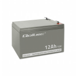 Qoltec 53049 AGM battery | 12V |  12Ah