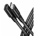 CABLE USB-C EXTENSION 0.5M/BLACK BUCM32-CF05AB AXAGON