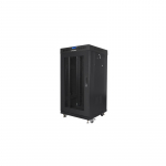 FLOOR-STANDING RACK CABINET 19" 22U 600X600 BLACK PERFORATED LCD DOOR LANBERG (FLAT PACK) V2