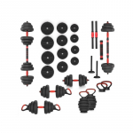 6IN1 HMS SGN120 WEIGHT SET (BARBELL, DUMBBELL AND KETTLEBELL) 20KG