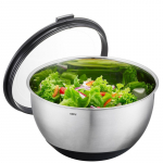 GEFU MUOVO Round Bowl 4.5 L Black, Stainless steel 1 pc(s)