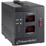 PowerWalker AVR 2000 SIV FR voltage regulator 2 AC outlet(s) 110 - 280 V Black