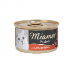 MIAMOR Meat p&acirc;t&eacute; with poultry and liver - cat treats - 85g
