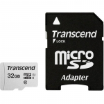 MEMORY MICRO SDHC 32GB W/ADAPT/C10 TS32GUSD300S-A TRANSCEND