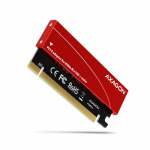 AXAGON PCI-Express x16 internal adapter to connect an NVMe M.2 SSD to a desktop | PCEM2-S