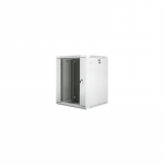 Lanberg | Rack cabinet 19" wall-mount 15U/600x600 (flat pack) with glass door | WF01-6615-10S | Grey