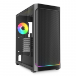 Sharkoon AK4W RGB Strip Midi Tower Black