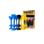 Dart game with silicone suction cups TOSSIT Starter Set &ndash; blue and yellow