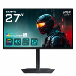 GIGABYTE MO27U2 OLED 4K UHD Gaming Monitor - 3840 x 2160, 240Hz, 0.03ms, 1000 cd/m&sup2;, Display HDR True Black 400, HDMI 2.1, Displayport 1.4