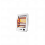 Adler | Heater | AD 7709 | Halogen Heater | 800 W | Number of power levels 2 | White