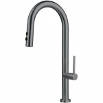 Kitchen faucet with pull-out spout - 2 types of spray