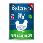BUTCHER'S Original Tripe Chicken and Rumen Pate - wet dog food - 400g