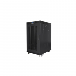 FLOOR-STANDING RACK CABINET 19" 22U 800X1000 BLACK PERFORATED LCD DOOR LANBERG (FLAT PACK) V2