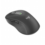LOGITECH Signature M650 L Mouse large size optical 5 buttons wireless Bluetooth 2.4 GHz Bolt USB receiver graphite