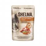 SHELMA Rich in turkey in sauce - wet cat food - 85g