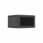 Wall-mount rack cabinet 19" 6U 600x600 black