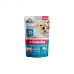 FRENDI Junior Pieces in a delicate sauce with veal - Wet dog food - 100 g
