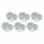 ROSE-TULIPANI SEA STONES Dinner service for 6 people