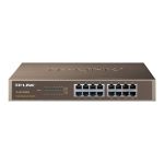 TP-LINK | Switch | TL-SF1016DS | Unmanaged | Desktop/Rackmountable | 10/100 Mbps (RJ-45) ports quantity 16 | Power supply type External