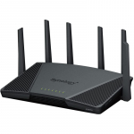 Synology RT6600ax Ultra-fast and Secure Wireless Router for Homes | Ultra-fast and Secure Wireless Router for Homes | RT6600ax | 802.11ax | 4800 Mbit/s | Ethernet LAN (RJ-45) ports 5 | Mesh Support No | MU-MiMO Yes | No mobile broadband | Antenna typ ...