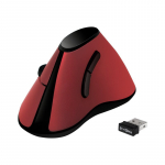 Logilink | Ergonomic Vertical Mouse | ID0159 | Optical | Wireless | Red